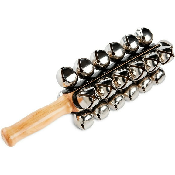 Toca Handled Sleigh Bells on Wooden Handle