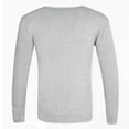 thumbnail image 3 of Tauxra Men's Solid Color V-Neck Long Sleeve Knit Sweater,Warm Base Shirt, 3 of 3