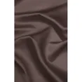 thumbnail image 2 of Gorgeous Home Linen 2-pc Semi-Sheer Brown Faux Silk See-Through Curtain Rod Pocket Panels 55" wide x 84" long each pc, 2 of 6