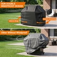 thumbnail image 4 of OHHANI Grill Covers, 58"W x 24"D x 46"H Outdoor, 210D Oxford with Adjustable Drawstring & Storage Bag, UV Protect, for BBQ, 4 of 7