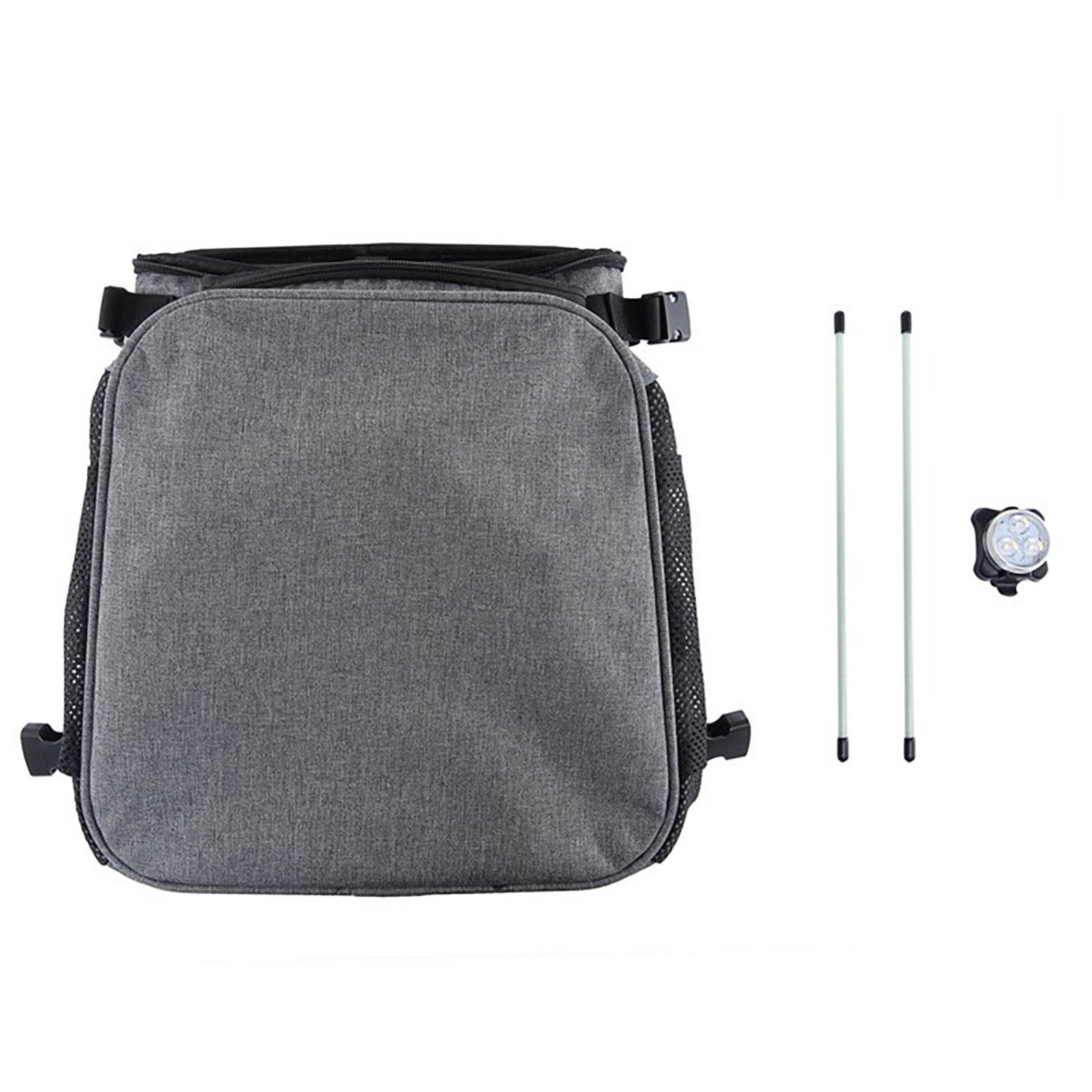 Dog Bike Basket & Pet Travel Bag – Ventilated, Detachable Pet Carrier Backpack for Small to Medium Dogs – Outdoor Dog Bag with Removable Cushion for Comfort