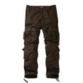 thumbnail image 5 of Matchstick Men's Retro Relaxed Plus Size Cargo Pants with Multi Pockets, 5 of 7