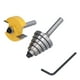 thumbnail image 3 of Brocas de Enrutadores de Cortador de Fresado, Rabbet Router Bit 1/4in Shank Múltiples Profundidades Rodamientos Intercambiables para Madera, 3 of 7
