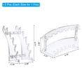 thumbnail image 2 of Uxcell Acrylic Pen Holder Display Stand Pen Rack Makeup Brush Organizer Vertical & Horizontal Clear, 2 of 7