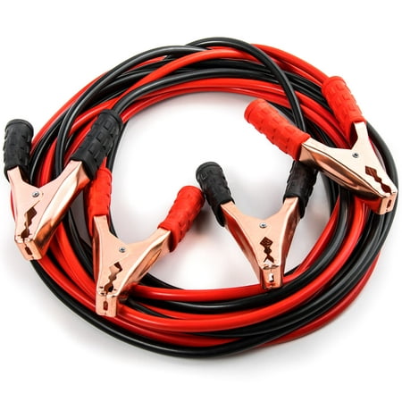 4 Gauge x 20ft 500A Heavy Duty Booster Jumper Cables with Travel Bag Emergency Power Battery Starter Car (4 AWG x 20