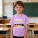 thumbnail image 2 of Tops de Manga Corta Linda para Niños Niños Y Niñas con Impresión Gráfica, Tee Casual de la Temporada Escolar, Tela Suave Transpirable para Jugar, 2 of 9
