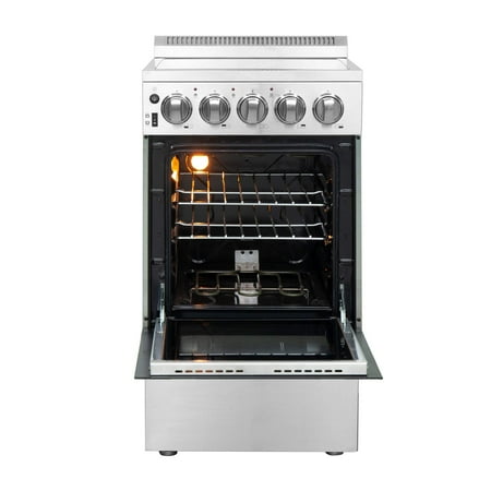 Forno Appliances - Pallerano Alta Qualita 2.05 Cu. Ft. Freestanding Electric Range - Silver