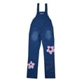 thumbnail image 4 of outfmvch jeans for women fashion denim bib long rompers bib jumpsuits pants for women cargo pants, 4 of 7