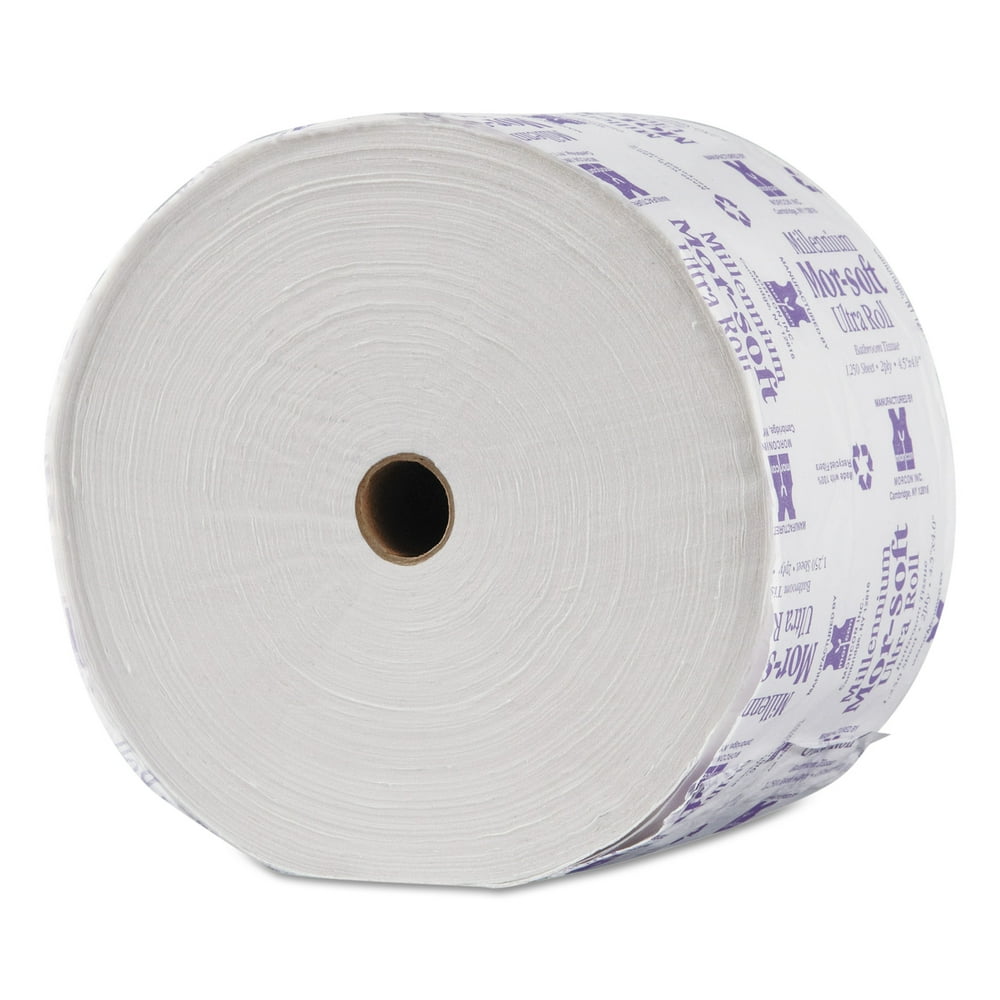 Morcon Tissue Small Core Toilet Paper Septic Safe 2 Ply White 1250 morcon-tissue-small-core-toilet-paper-septic-safe-2-ply-white-1250