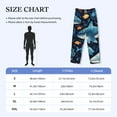 thumbnail image 5 of Daiia Playful Whales Underwater Scene Men's Sleep Pant with Pockets and Drawstring,Pajama Pants-XX-Large, 5 of 9