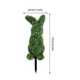 thumbnail image 6 of Simulated Easter Bunny Ground Plug Decoration Set, Mini Artificial Flowers and Trees with Rabbits for Garden, Porch, Pathway, and Spring Holiday Outdoor Decoroor Lawn Ornament for Home and Yard, 6 of 6