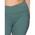 thumbnail image 2 of RBX Active Women's Plus Size Squat Proof Capri Legging with Crossover Waistband, 2 of 5