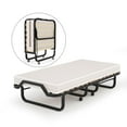 thumbnail image 1 of Giantex Folding Bed w/Mattress, Portable Bed w/360° Swivel Wheels & Pull Handle, Memory Foam Mattress, Space-Saving Foldable Temporary Bed/ Guest Bed/Rollaway Bed, Made in Italy, 1 of 9