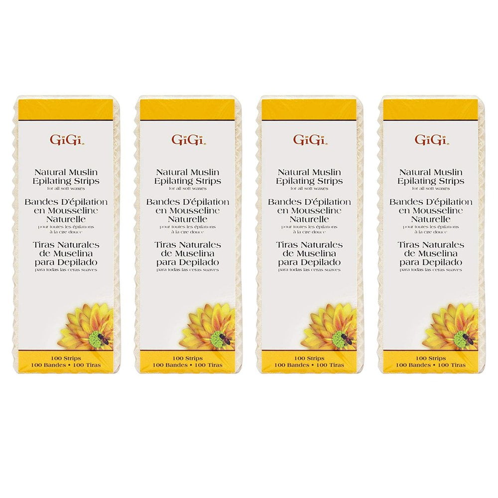 GiGi Small Natural Muslin Epilating Strips for Hair Waxing/Hair Removal