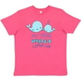 thumbnail image 3 of Inktastic My Yaya Whale-y Loves Me Youth T-Shirt, 3 of 5