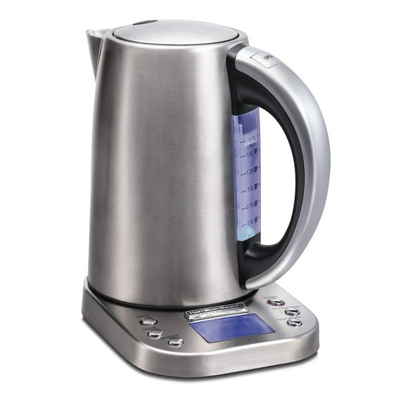 Hamilton Beach Professional Electric Kettle with Variable Temperature Control, 1.7 L, Stainless Steel, 41028C
