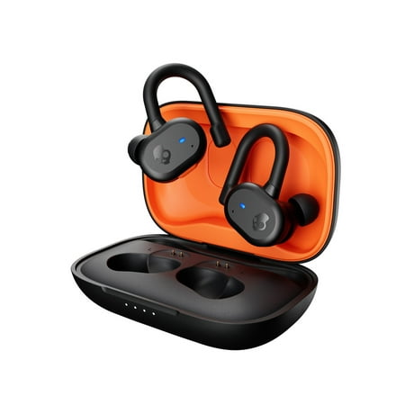 Skullcandy Push Active XT True Wireless Sport in-ear Headphones with Microphone and Spotify Tap™ in Black/Orange