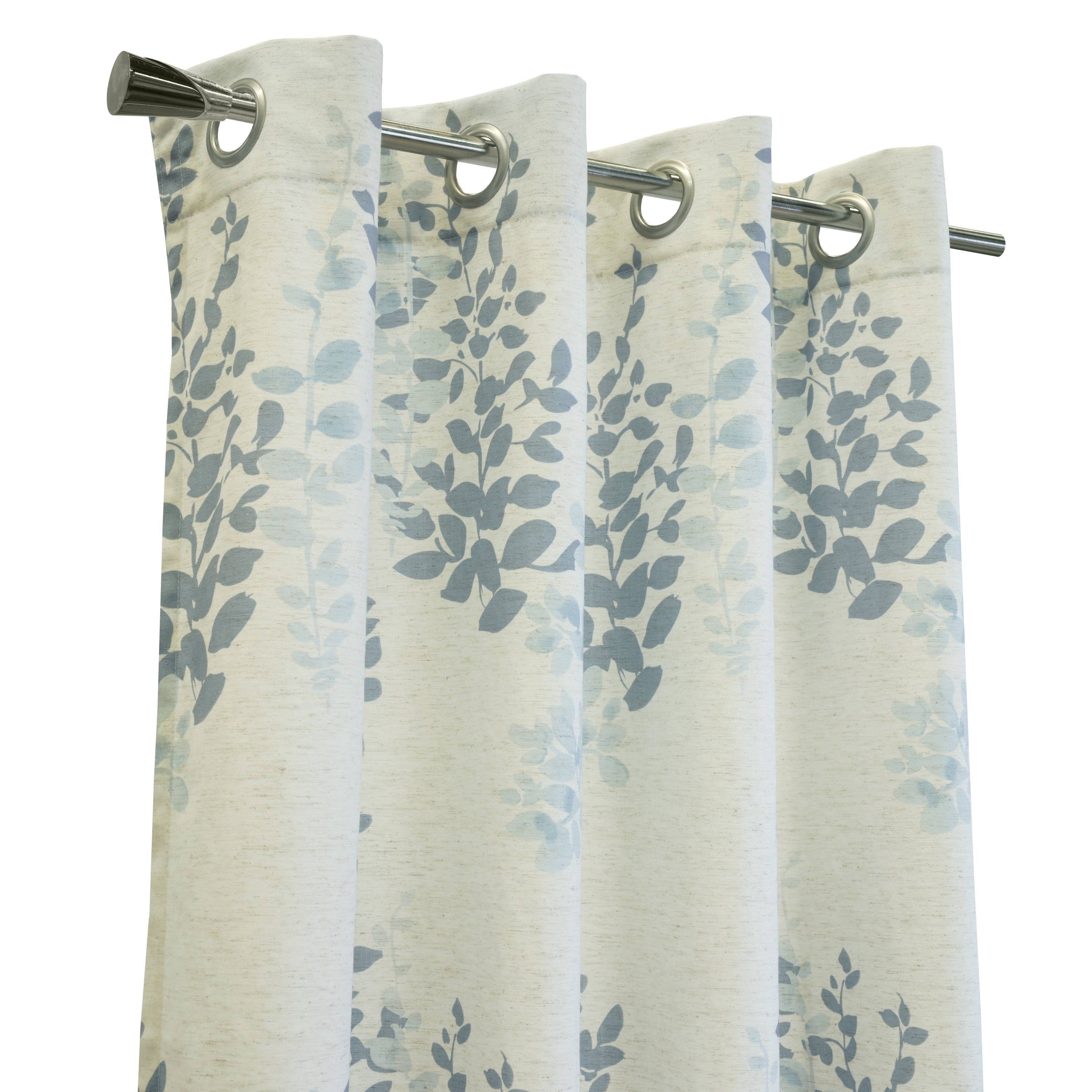 Loft Living Leszno Light Filtering Grommet Indoor Curtain 50 x 95 in Blue