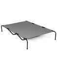 thumbnail image 2 of Hassch Outdoor Elevated Dog Cot, Elevated Pet Bed with Breathable Mesh Cover and Metal Frame, Light Gray, 2 of 10