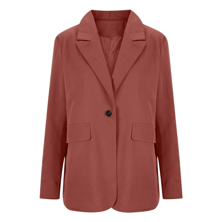 Brnmxoke Womens Work Blazers 2025 Lightweight Long Sleeve Jacket