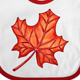 thumbnail image 4 of Inktastic Red Canadian Maple Leaf Boys or Girls Baby Bib, 4 of 4