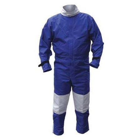 ALC 41421 Abrasive Blast Suit,Blue,Medium
