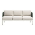 thumbnail image 2 of Bridgehampton Sofa White Sofa, Modern Style, Seats up to 3, Aluminum, Outdoor Living, 2 of 5