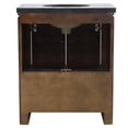 thumbnail image 3 of Bellaterra Home 6001-30-RW-BG 30 in. Wood Single Sink Vanity with Granite Top, Rustic & Black, 3 of 4