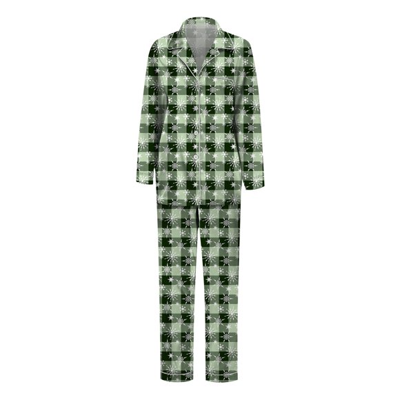 MIASHUI 2025 Christmas Snowman Pajamas for Family Family Matching Pajamas Father And Kids Holiday Print Silk Like Sleepwear Home Loungewear For Xmas Eve Women,XXL