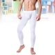 thumbnail image 5 of Ropa interior térmica elástica para hombre, pantalones tipo leggings, talla M (blanco), 5 of 7