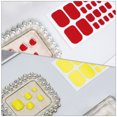 thumbnail image 3 of 12 sábanas pegatinas para uñas de los pies decoraciones exquisitas calcomanías de uñas cubiertas de uñas del dedo del pie, 3 of 5