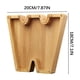thumbnail image 5 of Lata de ahorro de madera con letras en inglés y cristal transparente., 5 of 6