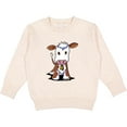 thumbnail image 2 of Inktastic Little Brown Cow Toddler Sweatshirt, 2 of 4