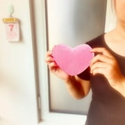 Gallickan Heart Pillows, 6 inch Heart Shaped Pillows, Love Throw Pillows Gifts, Soft Small Cute Fluffy Pillows, Women Girls Kid Living Room Decor, Pink