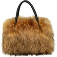 thumbnail image 1 of LHSHIDU Furry Tote Bag for Women Fuzzy Faux Fur Large Tote Handbag Cute Soft Fluffy Purse Ladies Satchel, 1 of 6