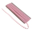 thumbnail image 1 of Cinta de encaje con bordado de margaritas de 15 yardas y 12 mm para manualidades de costura Rosado, 1 of 6