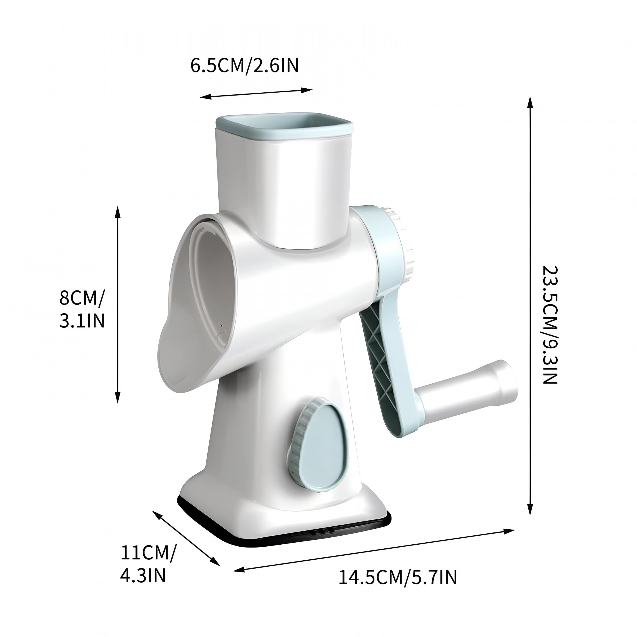 CURYMAY Small Household Ice Shaver & Blender,Multi-Function Machine for Making Snow Ice,Smoothies,Crushed Ice