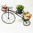 thumbnail image 4 of Bike Plant Stand Metal Bicycle Planter Black Flower Pot Holder Rack Shelf 3-Tier, 4 of 5