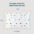 thumbnail image 6 of Wildkin Jurassic Dinosaurs 100% Cotton Flannel Pillow Cases - 2 pack, 6 of 7