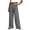 *Black, variant on ClodeEU Women's High Waisted Plaid Wide Leg Pants,Casual Elastic Waist Trousers with Pockets Army Green,Women's Plus L