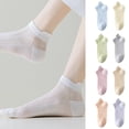 thumbnail image 5 of VISALY Socks Thin No Show Socks Womens | Cotton Socks Summer Sweat-Absorbent Women's Short-Tube Thin Cotton Mesh Breathable Cotton Ankle Socks No Show Socks Cotton Knee High Socks | 1 Pack, 5 of 5