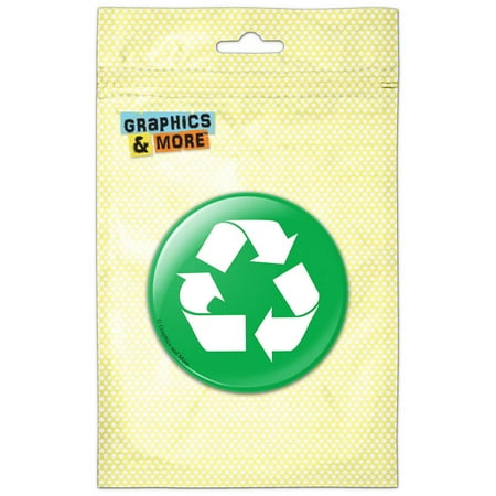 

Recycle Green Refrigerator Button Magnet
