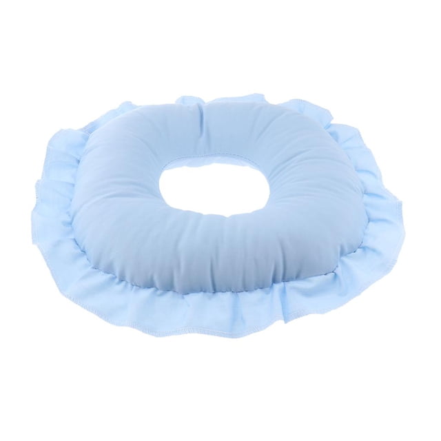 Soft Salon Reposacabezas Almohada Cojín de cama azul Colcomx Almohada de masaje facial
