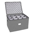 thumbnail image 1 of Wine Glass Storage Holds 12 Wine Glasses Or Wine Foldable Storage Box Can Also Be Used For Clothing Shlm Edition 0927, 1 of 5