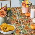 thumbnail image 4 of Fall Thanksgiving Table Runner, Autumn Thanksgiving Kitchen Dining Table Decoration for Home Party Decor 13x108 Inches, 4 of 9