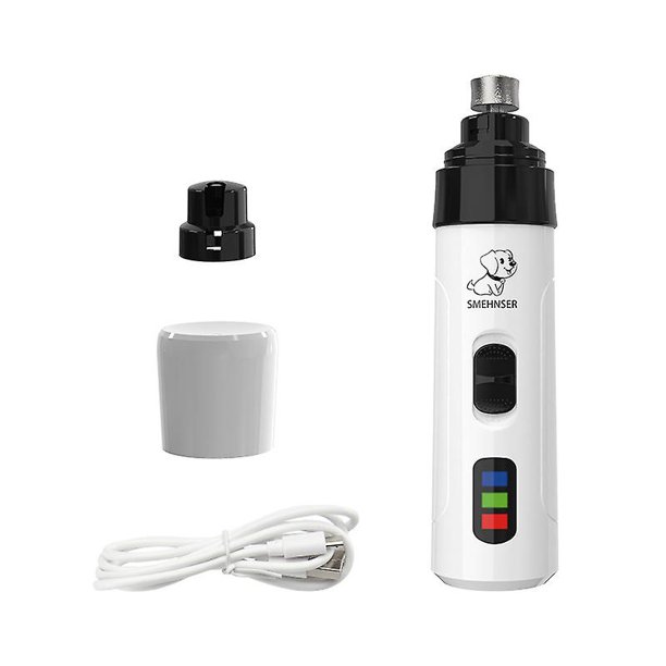Suministros para mascotas Pulidor de uñas para mascotas para perros Dispositivo de manicura eléctrico Cortaúñas con carga USB Tijeras para uñas de gato osito de peluche Suministros de limpieza