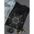thumbnail image 3 of String Art Star And Cube T-Shirt Women -Image by Shutterstock, Female Large, 3 of 4