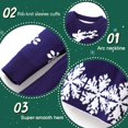 thumbnail image 5 of Girls Long Sleeve Autumn Winter Knit Sweater Christmas Dress Casual Wear, 5 of 6