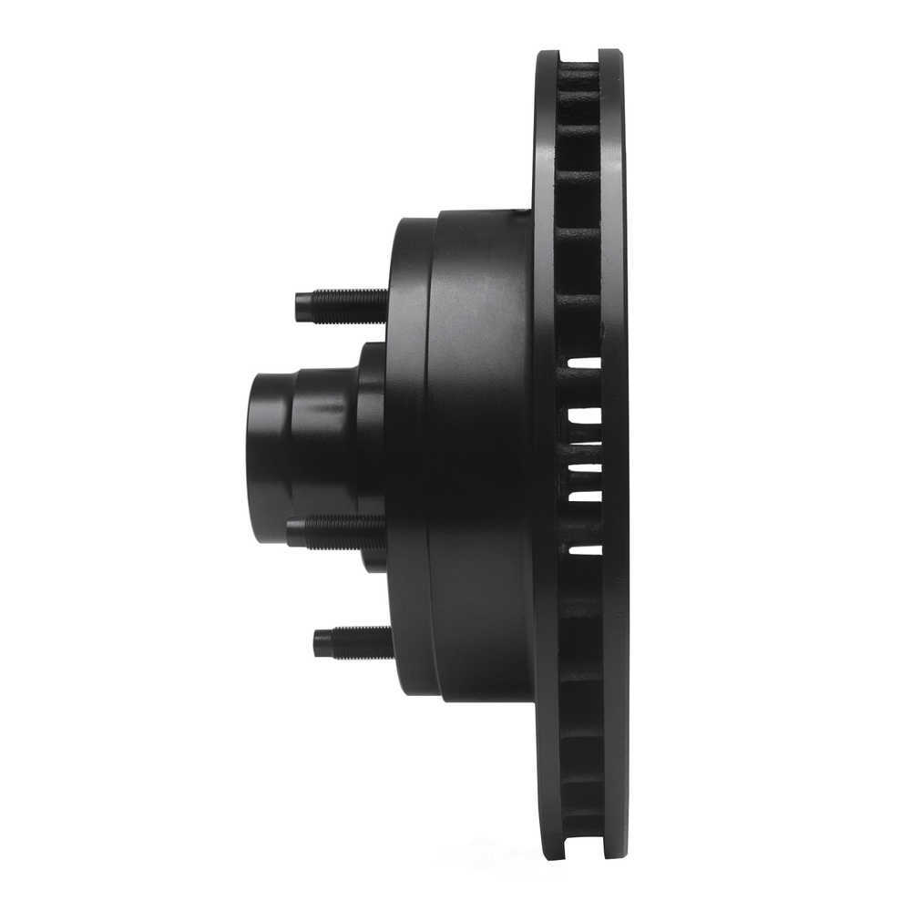 Dynamic Friction Company 633-54097R DFC Brake Rotor - Drilled And Slotted - Black