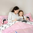 thumbnail image 5 of Homewish Cartoon Game Console Bedding Comforter Set for Kids, Modern Video Game Player Twin Comforter Sets, Pink Cherry Blossoms Reversible Bedding Set, Breathable Home Decor, 2pcs, 5 of 8